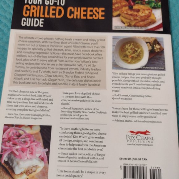 NEW Book of 100+ grilled cheese recipes - Ships fast w/media mail! - Picture 5 of 6